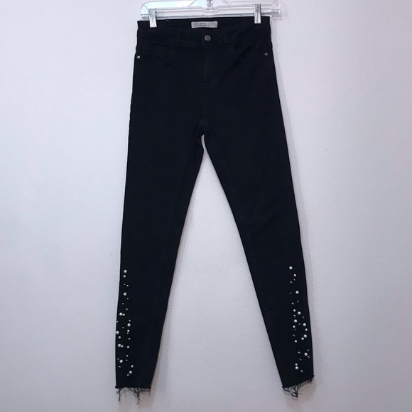 pearl black jeans